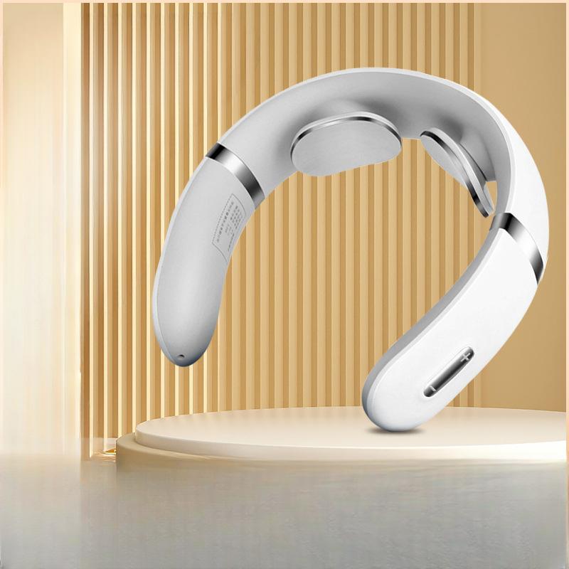 Smart Rechargeable Cervical Spine Massager Multifunctional Shoulder and Neck Protector Pulse Hot Compress Portable Neck Massager