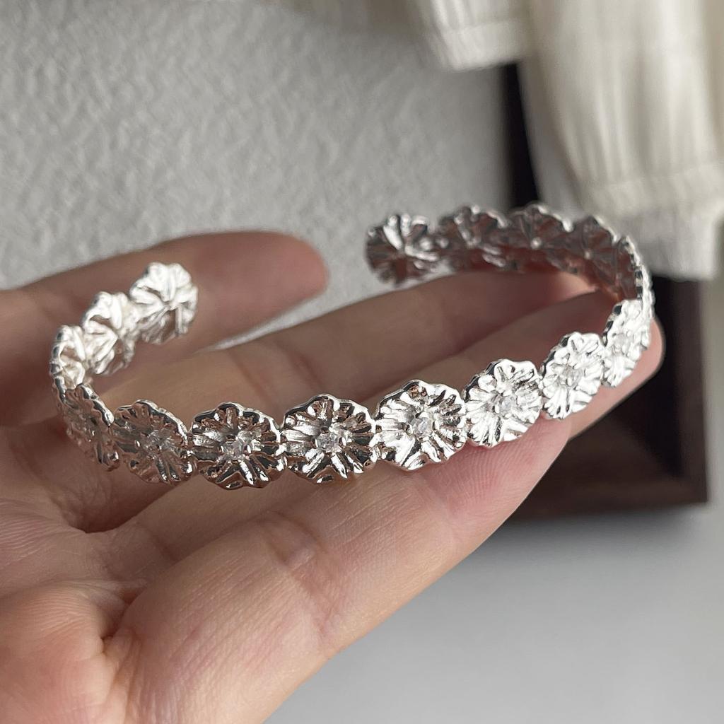 Xiaomi 100% Solid 925 Sterling Silver Retro Bracelet for Women Men Vintage Handmade Belt Bracelet Birthday Gift