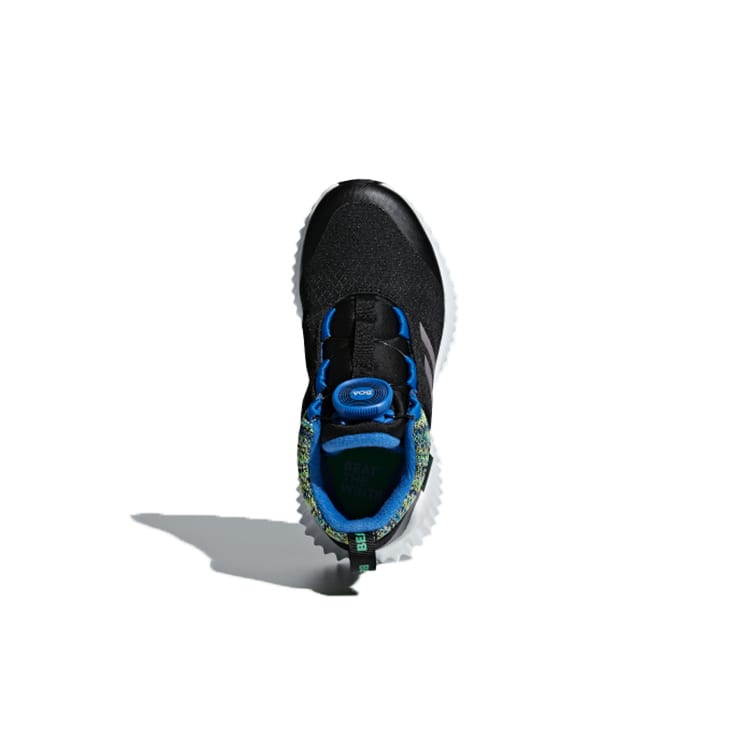 Adidas Fortatrail Abrasion Resistant Thermal Mid top Kids' Running Shoes Black Silver Kids' AC7483