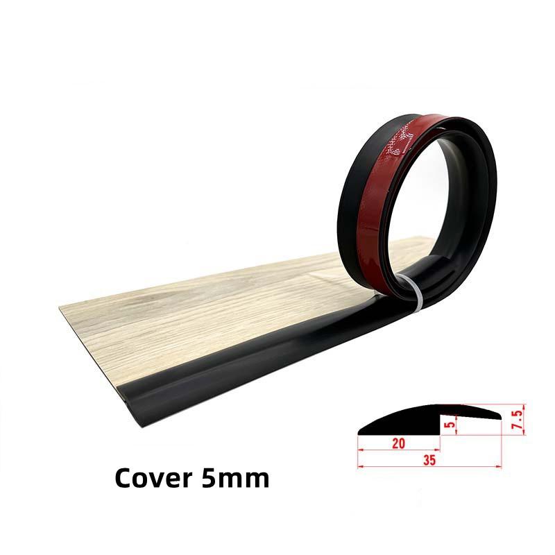 1M Self-adhesive Seam Strip Soft PVC Flooring Threshold Transition Sealing Strips Floor Threshold Anti-collision Seam Edge Trim