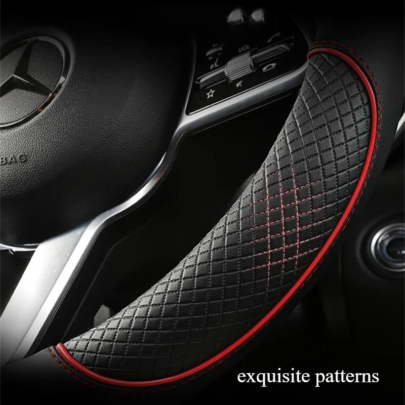 Leather Car Steering Wheel Cover For Opel Mokka 2013-2016 Opel Insignia 2009-2013 Astra J 2010-2015 Meriva Auto Accessories