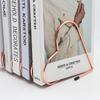 Выдвижная металлическая подставка для книг в форме сердца - Железное искусство, креативный настольный держатель для файлов и стеллаж для хранения