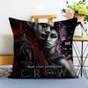 RRaven CCrow Movie Cushion Cover Washable Linen Pillowcase Soft  for Sofa Bed Cozy Home Room Decor