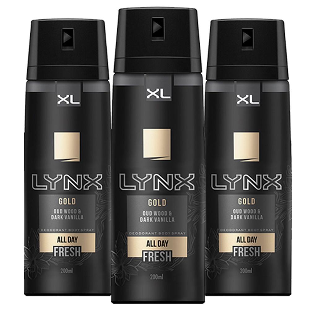 Мужской дезодорант-спрей Lynx - Упаковка 3 или 6 шт. - 200 мл