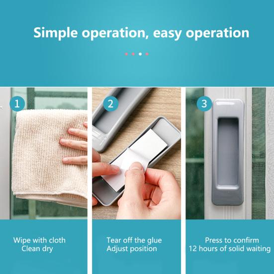 1 пара самоклеящихся ручек для шкафа без перфорации, дверная ручка для шкафа, товары для дома