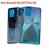 Задняя крышка аккумулятора 6,67" для Xiaomi Mi 10T Pro 5G, стеклянная панель, задняя часть, для корпуса Mi10T, стеклянный корпус с клеем, замена