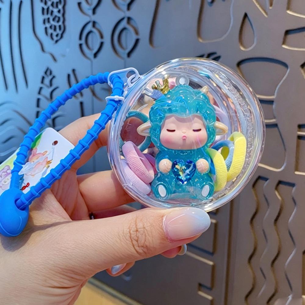 High-Quality PVC Sheep Keychain Smooth Burr-Free Surface Bag Pendant Animal Key Ring Backpacks