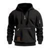 Men's Waterproof Multi-Pocket Zipper Hoodie - Autumn/Winter Sports Casual Sweatshirt