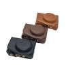 Vintage-Style PU Leather Camera Case Canon PowerShot G7 X Mark II III G7X2 G7X3 Compact Protection Sleeve