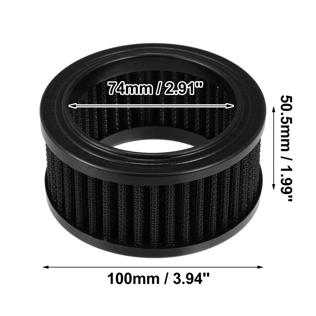Motoforti Air Filter Cleaner Air Cleaner Intake Filter Replacement for Harley Davidson Sportster 883 1988-2015 Black