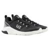 Emporio Armani EA7 Ткань Удобные Дышащие Круглый Носок Универсальные На Шнуровке Низкие По Котлу Повседневная Обувь Унисекс Кроссовки Черный Белый X8X180XK389T731