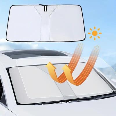 Солнцезащитный козырек на переднем лобовом стекле, изоляционный солнцезащитный козырек, устанавливаемый на автомобиле, солнцезащитный козырек в салоне автомобиля