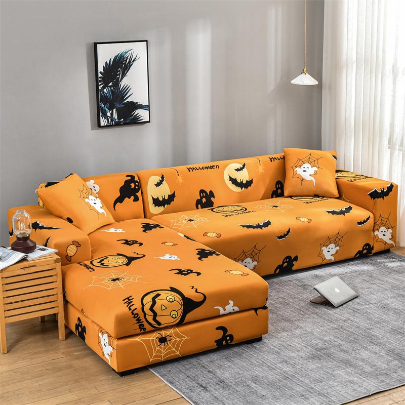 Геометрический принт Чехол на диван Чехол на диван Sofa Coverastic Чехлы для защиты от животных Шезлонг Защита L-образный Пылезащитный Машинная стирка 1 шт.