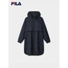 Fila Женская повседневная ветровка с капюшоном изумрудного цвета