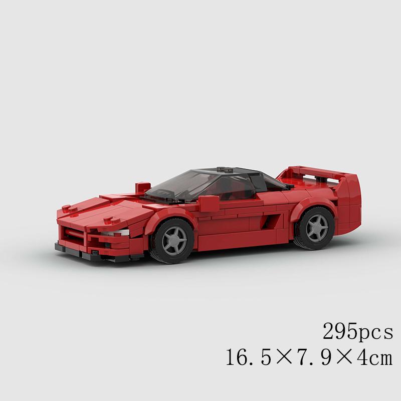 Классический Автомобиль Скорость MOC Внедорожник Гонки Полиция Модель Строительные Кубики Родстер Транспортное средство Город Супер Гонки Блоки Технический Рождественский подарок