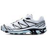 SALOMON XT 6 Textile, TPU Low top Running Shoes Unisex White L41317300