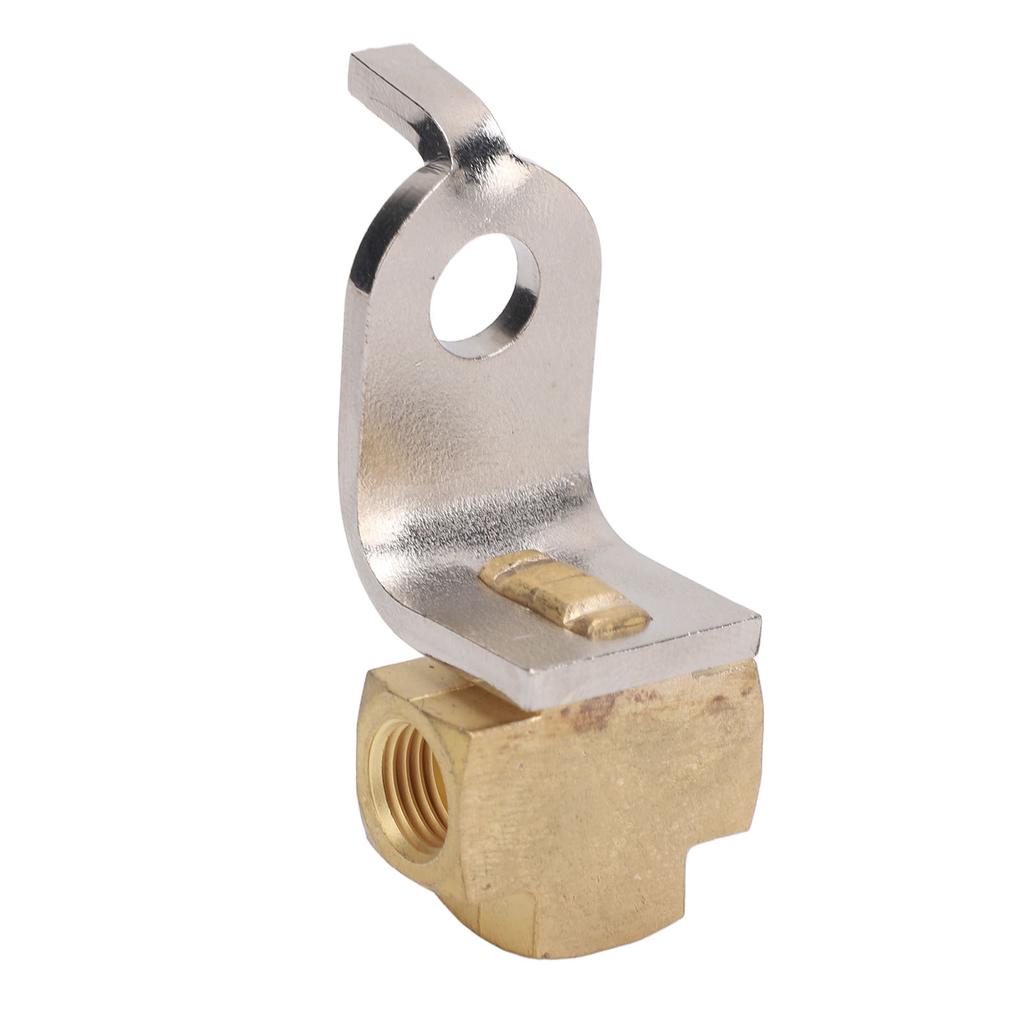 3 Way Brake Line Tee with Mounting Bracket 3 8in‑24 Threads Ports Inverted Flare Fittings for 3 16 Inch Tube
