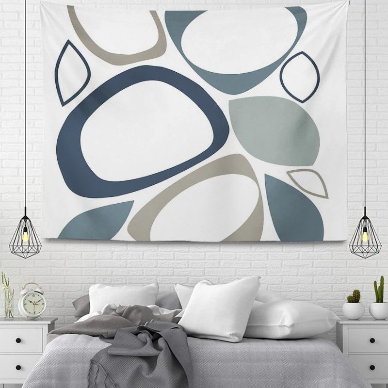 Гобелен для гостиной в офисе, простая геометрическая декоративная подвесная ткань, гобелен для украшения стен дома