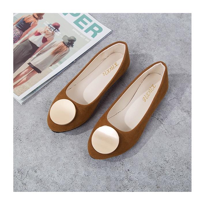 Женские однотонные удобные повседневные туфли без шнуровки большого размера на плоской мелкой подошве для девочек