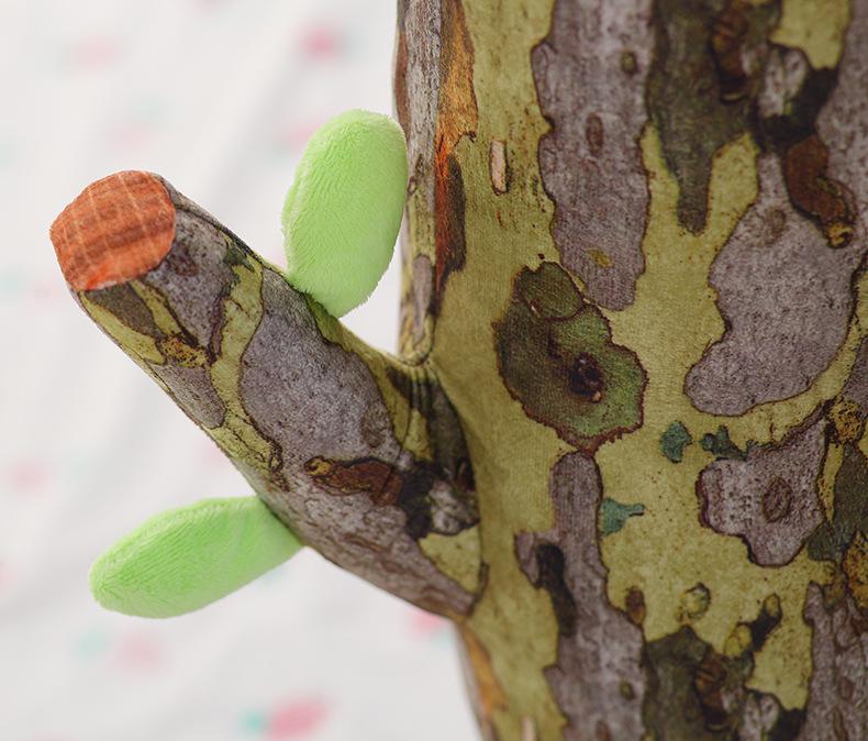 Креативная плюшевая подушка-пень - Цветная подушка и игрушка с дизайном под дерево