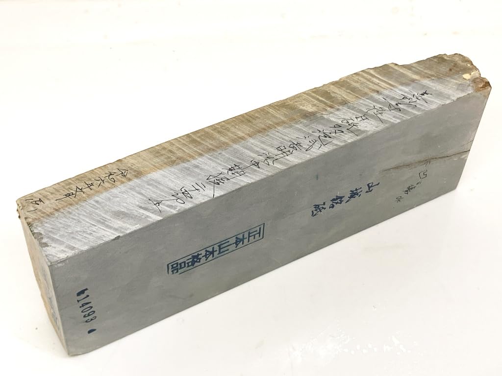 Натуральный точильный камень Shomotoyama Yamashiro Meiji Ukyo Ward Umegahata Белый точильный камень Multifoam светло-желтый период 24 Kirigami Mid-Meiji #93 /1,776 г