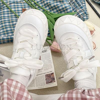 Женские кроссовки женские кружевные модные дышащие на платформе с толстой подошвой женские повседневные черные белые туфли на вулканизированной подошве