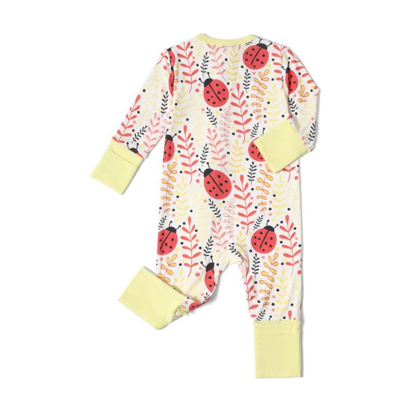 Baby Romper Bamboo Fiber Zip Sleepwear Newborn Thin Style