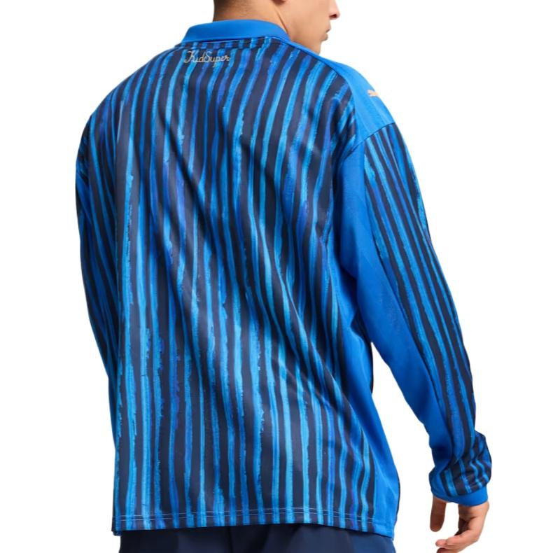 PUMA KIDSUPER Shirts Men's Blue Lapel Moderate Other 606849-14