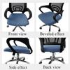 Washable Office Chair Cover Velvet Dust Cover Universal Rotating Chair Seat Cover  Home Office