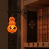 Matte Black LED Glowing Lantern Wrought Iron Gothic Bookshelf Decor  Home Organizer