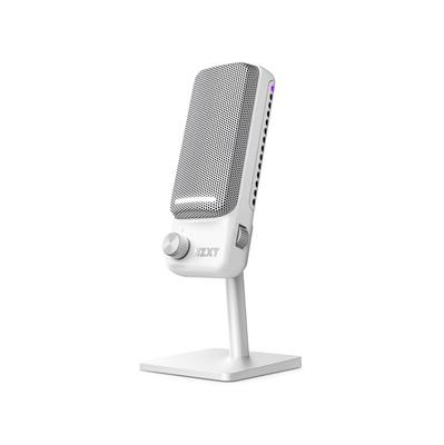 NZXT CAPSULE ELITE ПРОВОДНОЙ USB МИКРОФОН БЕЛЫЙ Кардиоидный игровой микрофон Белый AP-PUMIC-W1 SP1193