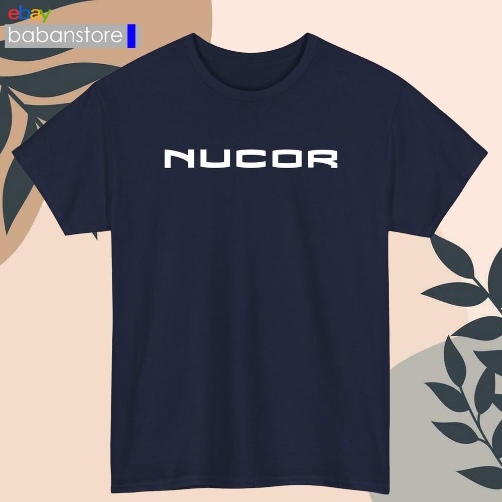 Логотип компании Nucor Черный/Белый/Серый/Темно-синий/Красный/Светло-синий Футболка S5XL Унисекс Футболка