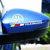 Для VOLKSWAGEN VW 2 шт. Водонепроницаемые светоотражающие наклейки на зеркало заднего вида автомобиля Для Volkswagen Golf 4 5 6 7 8 Passat Tiguan Bett