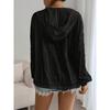Women Solid Color Casual Zipper Long Sleeve Outerwear Jacket