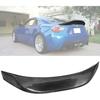 Спойлер на багажник, совместимый с 20132020 Scion FRS Toyota 86 Subaru BRZ, L-типа, под карбон, ПП, задняя накладка на крышку багажника, крыло