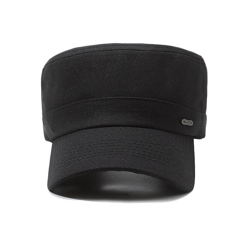 Men's Hat Spring Autumn Middle-Aged and Elderly Flat Hat Sunshade Baseball Cap Outdoor Military Cap