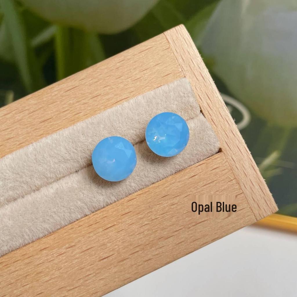 Вспышка Millennium восьмигранные серьги-гвоздики с розой из циркония для женщин - индивидуальный многогранный изысканный дизайн