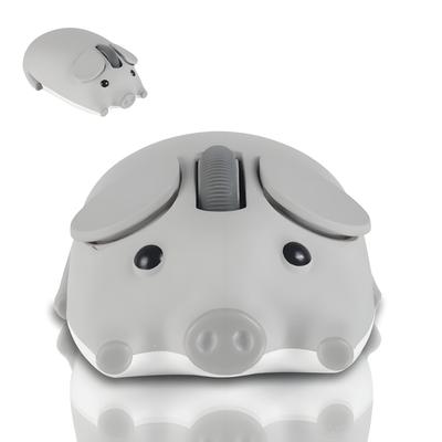 Беспроводной Bluetooth соединяет два устройства, включает USB, совместим с и ноутбуками, милый, мышь, 2,4 ГГц, дизайн в форме поросенка, тихий, работает от батареек,