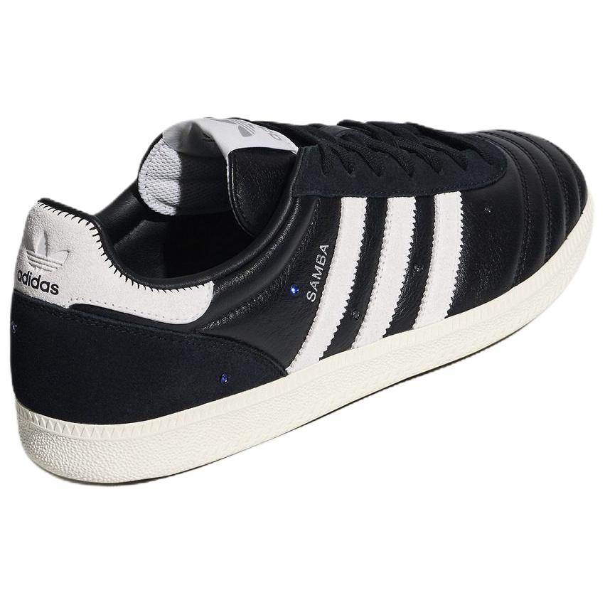 Adidas Originals Samba JP Skateboard Shoes Unisex Low Top Black/Bright White/Jade White KH8601