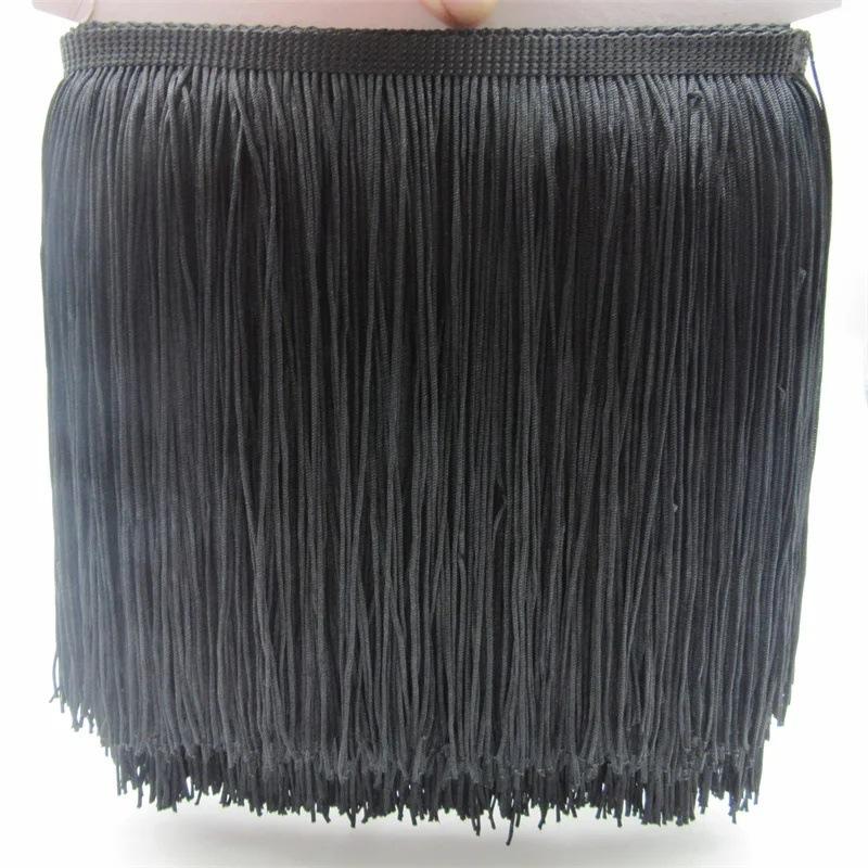 20Cm Wide Polyester Row Beard Latin Dance Fringed Lace Diy Clothing Accessories