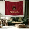 Custom Name Atlanta United FC Printed Tapestry – Wall Hanging for Bedrooms, Dorms, and Home Decor