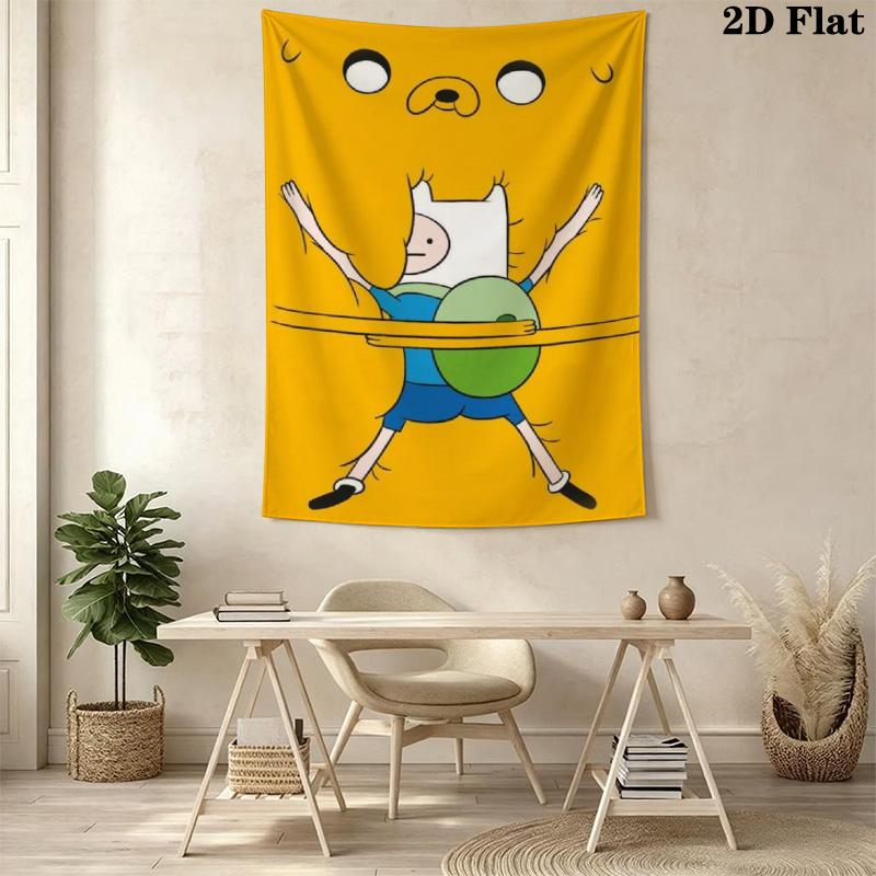 Adventure Time Pattern Home Decor Tapestry, Wall Hanging, Decorative RV Wall Cloth.MGT0918427