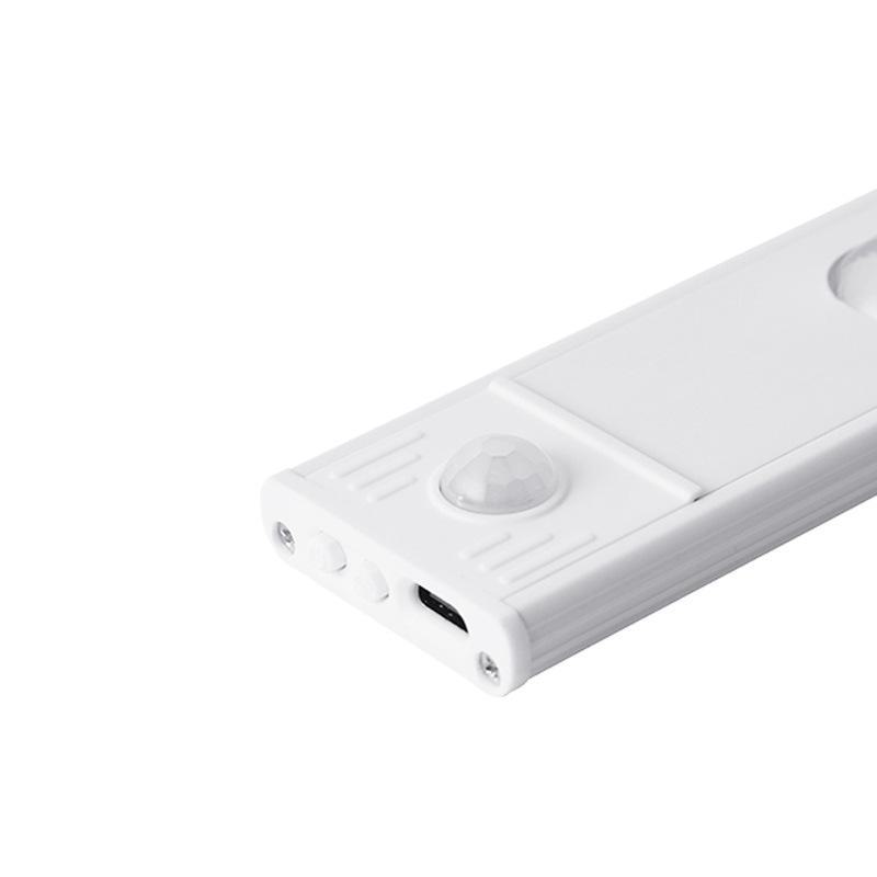 Ультратонкая светодиодная лампа с датчиком движения «кошачий глаз» — перезаряжаемая и самоклеящаяся для гардероба или винного шкафа