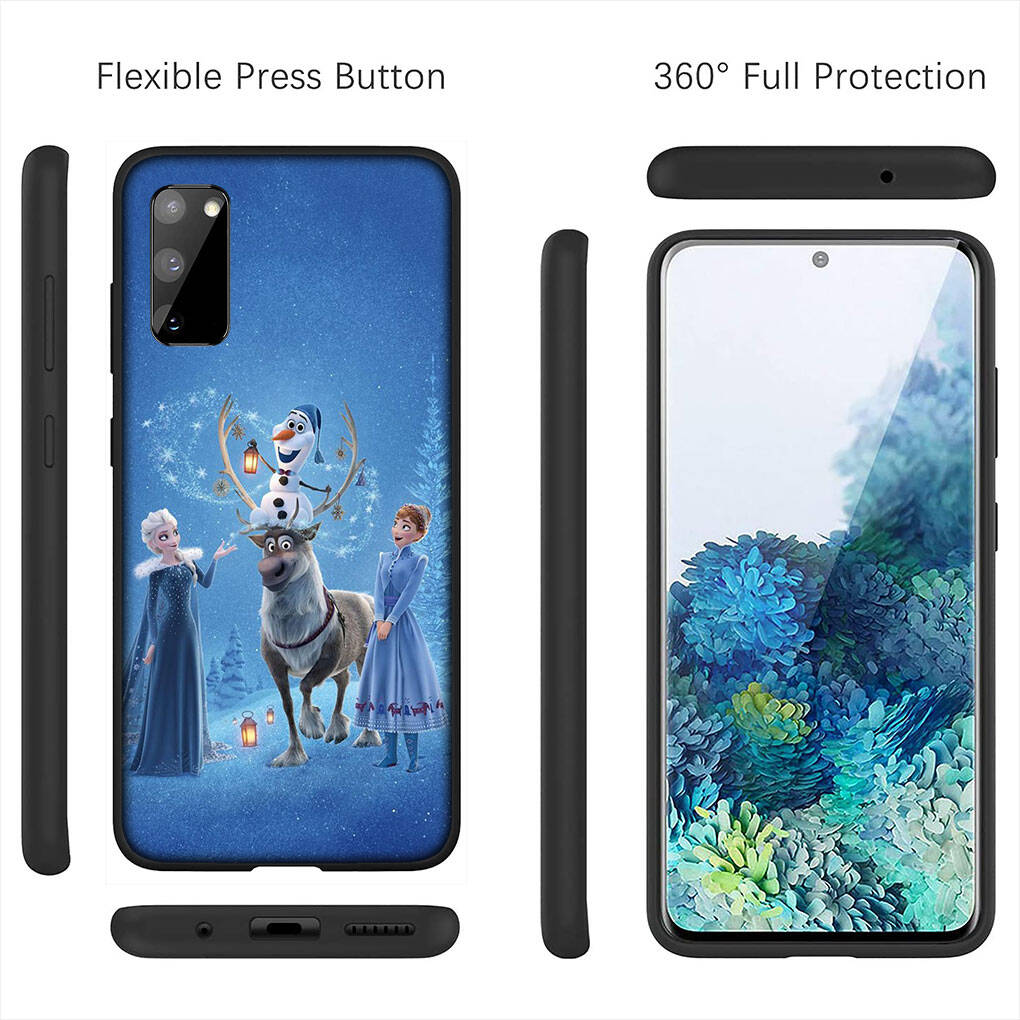 Для Samsung Galaxy S25 S24 S23 S22 Ultra FE Plus A17 A37 A57 A56 A55 A06 A16 A15 A36 A26 A35 A05 A25 A54 A34 Чехол для телефона Прекрасная Эльза Анна Олаф