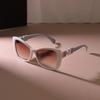Крутые градиентные солнцезащитные очки Женские Мужские Квадратные солнцезащитные очки Женские Цветные Кошачий глаз Зеркальные Дизайнерский бренд Мода