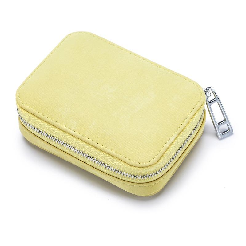 Мини-портативная сумочка для помады из натуральной кожи с зеркалом, новая, текстура коровьей кожи, китайский стиль, сумка для хранения, кошелек для мелочи, сумка для наушников