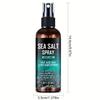 Men's Sea Salt Spray - Gently Nourishes and Moisturizes Hair, Enhancing Natural Curls and Waves,Promoting Shine and Texture - Non-stick Hair and Beard