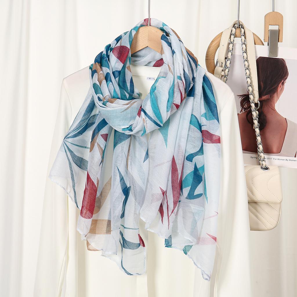 Мусульманские хиджабы для женщин шарф тонкие принтованные шали Femme Musulman мягкая вискоза вискоза головной платок исламский тюрбан хлопковая повязка на голову