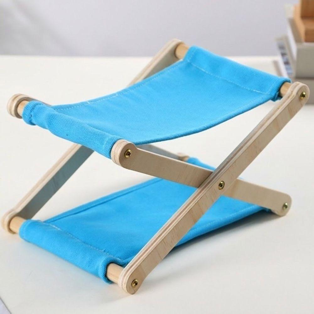 Adjustable Height Folding Wooden Beach Pillow Compact Canvas Lounge Headrest Household