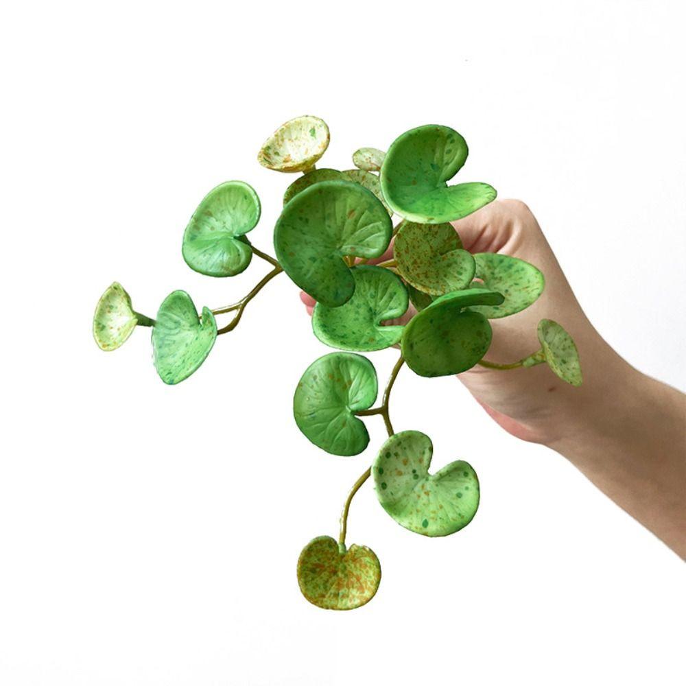 Мягкий Клей Суккуленты Листья Зеленый Симуляция Бонсай НОВОЕ Искусственное Растение Дом Офис